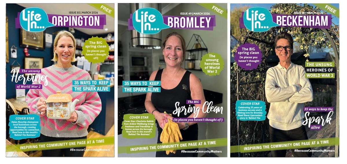 Advertising in local magazines